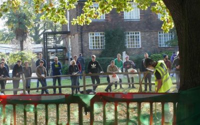 Air Spade Demo at Merrist Wood College